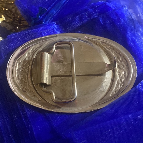 Cowgirl Boot Belt Buckle Painted Metal very unique - Picture 2 of 2